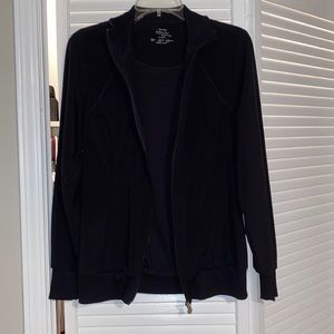 Black scrub jacket